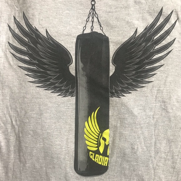 NWOT Rare Find Men’s Gladiator Boxing Graphic Print T-Shirt Size Medium - Picture 8 of 11